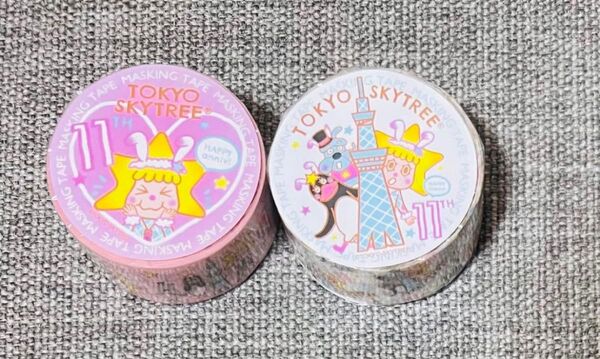 【新品】東京スカイツリー 開業11周年記念 マスキングテープ マステ 文房具