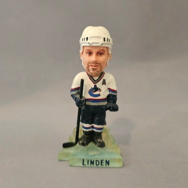 NHL バンクーバー カナックス Trevor LINDEN ボブルヘッド フィギュア バブルヘッド アイスホッケー マグネット