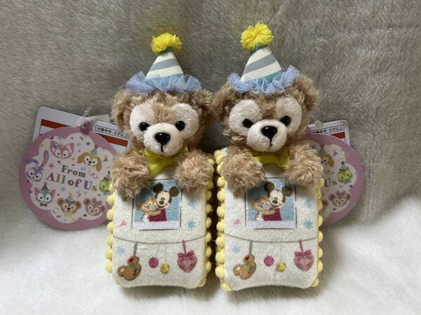 ◇ ダッフィー ぬいぐるみ リストバンド From All of Us 2個セット フロームアールオブアス 40周年 TDS ディズニーシー 40th