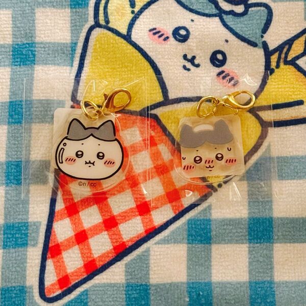 ちいかわ ちいかわレストラン HOTなミニアクリルチャーム ハチワレ 2点セット