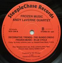 ◆ ANDY LaVERNE Quartet / Frozen Music ◆ SteepleChase SCS 1244 ◆_画像4