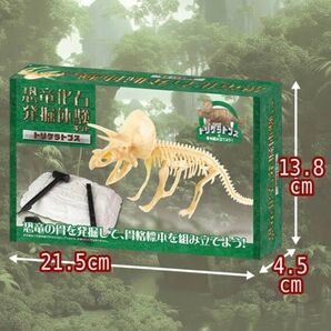 新品未開封 恐竜化石発掘体験キット トリケラトプス
