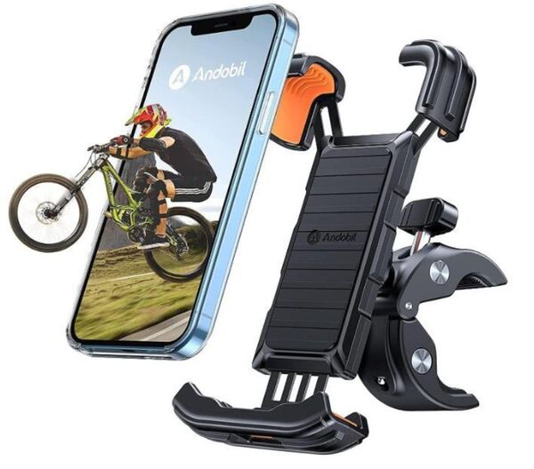 新品 【2024新登場】Andobil 自転車 スマホホルダー 取付簡単