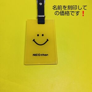 ニコちゃん ネームプレート ネームタグ ゴルフ
