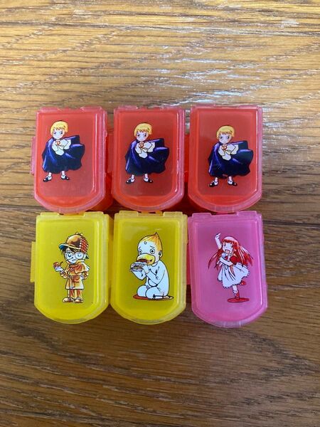 ジョイントピルケース ガッシュ×3個 キャンチョメ×1個 ティオ×1個 江戸川コナン×1個