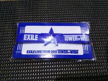 EXILE LIVE TOUR 2011 TOWER OF WISH ゴムブレス ネイビー sr12_画像1