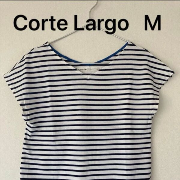 Corte Largo コルテラルゴ ボーダー フレンチ カットソー M