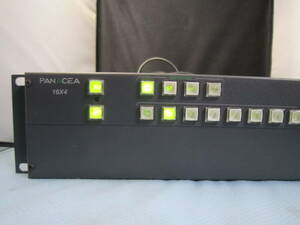 LEITCH PANACEA 16X4 video router power supply control equipment P-16X4V/P-16X4A2