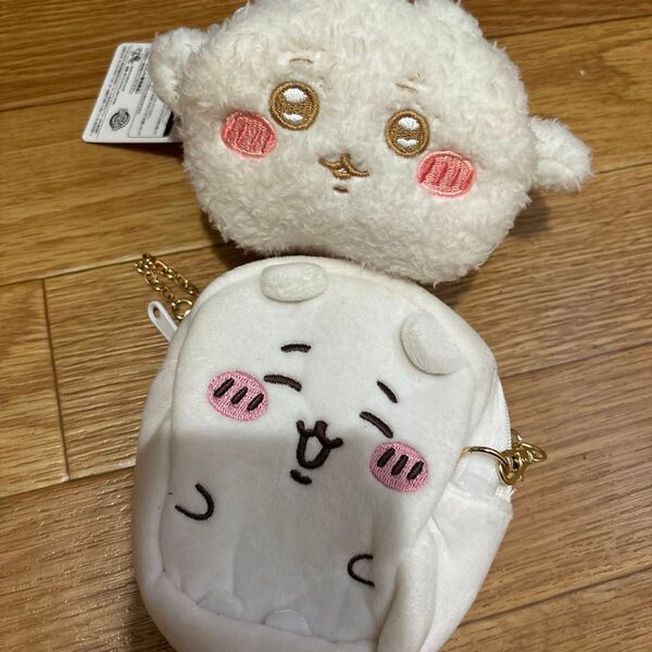 ちいかわ ふわふわミニキャラメルポーチ バッグチャームマスコット