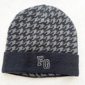 クーポンで500円オフ!フィラ ゴルフ メンズニット帽 千鳥柄