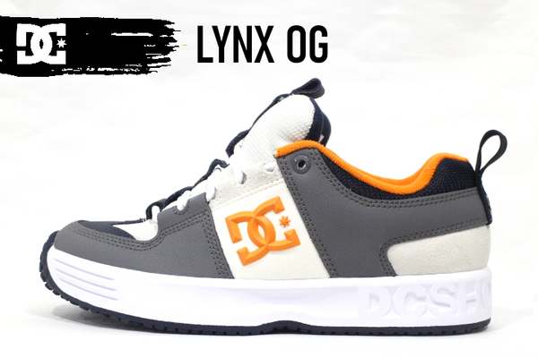 DC SHOES★28cm★LYNX OG★グレー/ホワイト★期間限定モデル★スニーカー★スケシュー