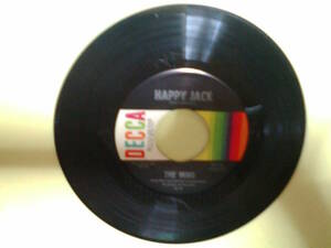 The Who : Happy Jack / Whiskey Man ; USA Decca 7 inch 45 // 32114