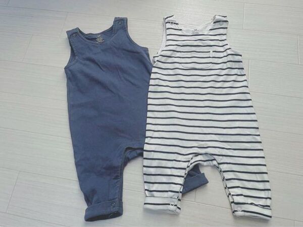 H&M オーバーオール オールインワン つなぎ ベビー 70