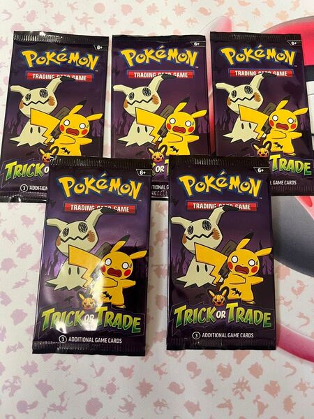 ポケモンカード 海外 ハロウィン trick or trade 5パック ミミッキュ