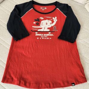 【美品】アナハイムエンジェルス X NEW ERA キッズサイズ(14/16)七分袖