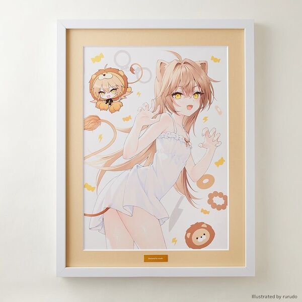 るるどらいおん 複製原画 rurudo