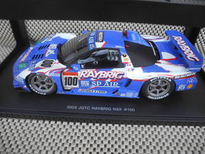 ☆希少☆1/18◎ホンダNSX ' 03 JGTC # 100 ( Raybrig )オートアートAUTOart 80398：新品