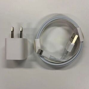 iphone ライトニングケーブル 2mアダプター充電器 2点新品