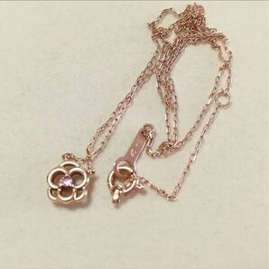 4℃ ヨンドシー K10 ネックレス ピンクゴールド
