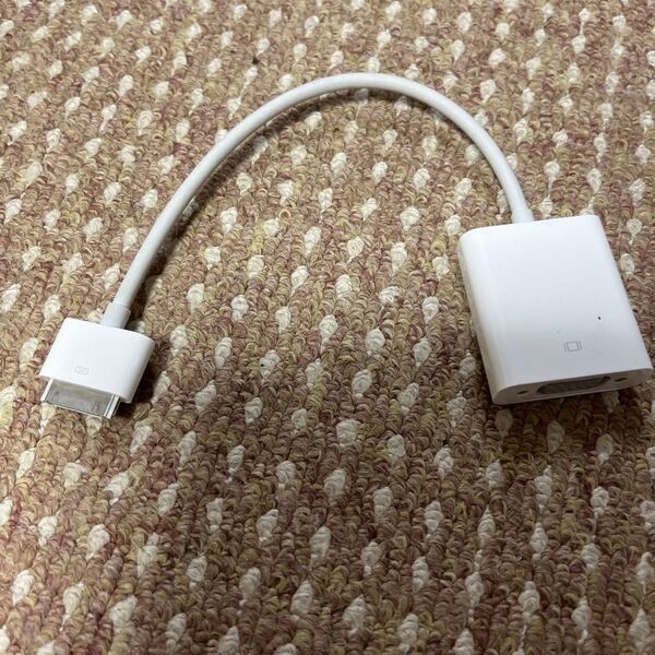 iPod iPhone 3GS 4S他 DOCKケーブル RGBアダプタ 純正 Apple A1368