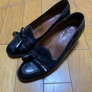 リーガル タッセルローファー ローファー パンプス ヒール 革靴 黒 ブラック