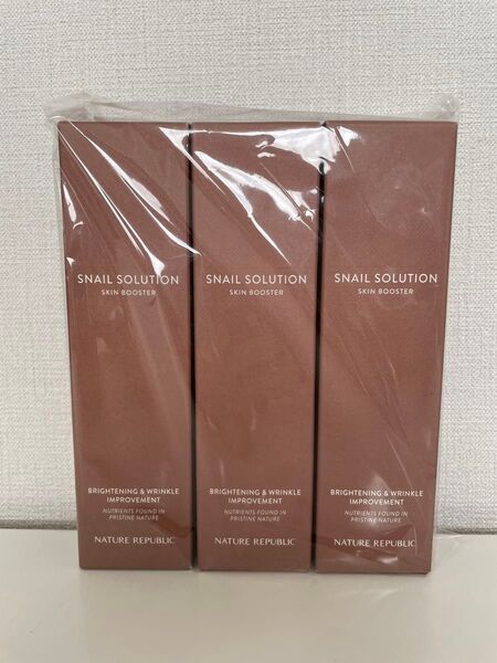 ネイチャーリパブリック/スネイルショリューション スキンブースター130ml×3