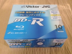 [Victor*JVC] Victor BD-R 1~4 speed image for 25GB full hi-vision 3 hour video recording 10pack5mm case 