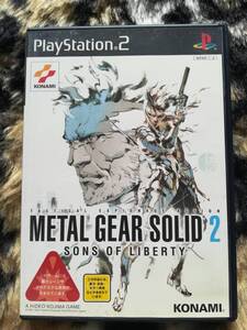 【中古・盤面良好・動作確認済み】PS2 METAL GEAR SOLID 2 SONS OF LIBERTY/メタルギアソリッド2 説なし 同梱可