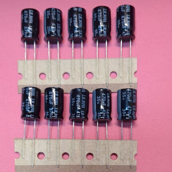 電解コンデンサー 470μV 35V 10個セット