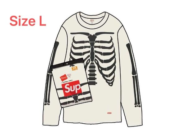 Supreme x Hanes Bones Thermal Crew (1 Pack) "Natural"