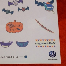 ☆レア☆非売品【フォルクスワーゲン/Volkswagen】2枚組 ハロウィン特製ボディシール〈キャンペーン商品〉☆23cm×16cm_画像2