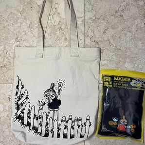 BIGなボストンバッグ(刺繍)+リトルミイ&ニョロニョロトートバッグ(2点)(新品)