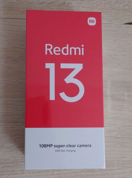 【新品未開封】 Xiaomi Redmi 13 8GB+256GB グローバル版 BLACK
