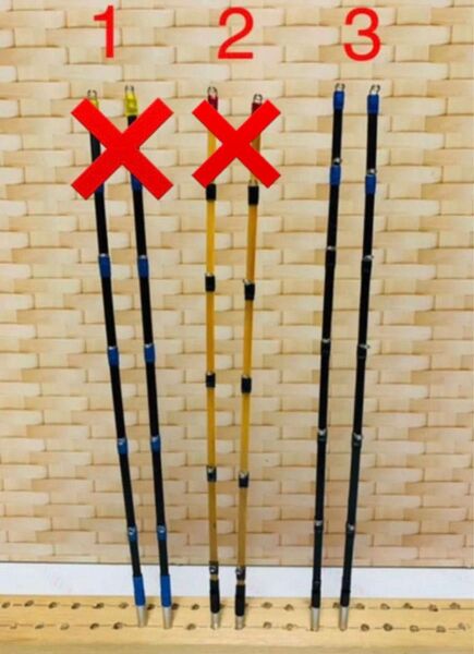 新商品 竹ワカサギ穂先 300ミリ 小さな当たりが大きく見える