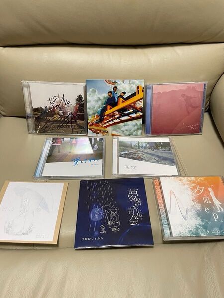 札バンCD(札幌のバンド)KALMA、Mr.nuts、ウメイロ、クロロフィルム、eau