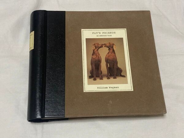 William Wegman アドレス帳 未使用 長期保管品 文房具 ウィリアム・ウェグマン FAY’S FRIEND