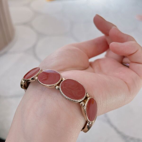 レディース アクセサリー ブレスレット ボルドー