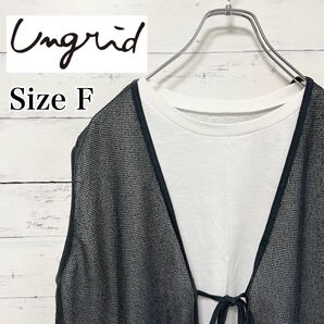 Ungrid 【web限定】ノースリーブ メッシュレイヤード 3way