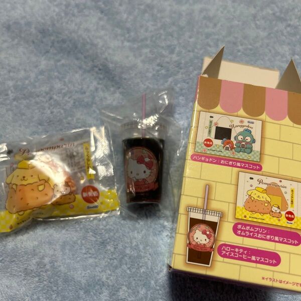 サンリオ 食品サンプル風マスコット ポムポムプリン ハローキティのセット