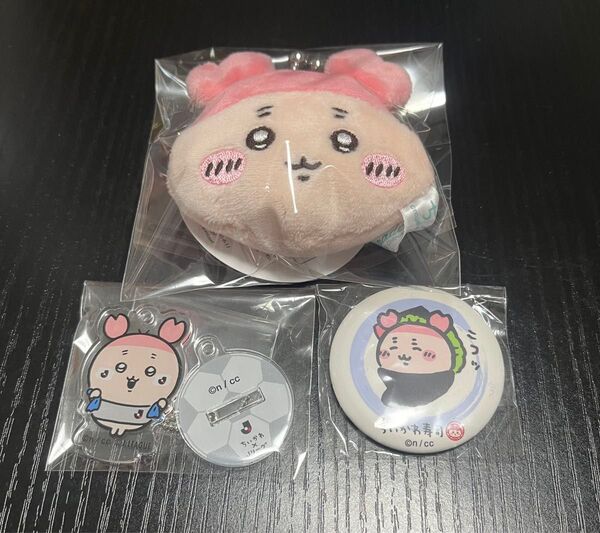 古本屋セット ちいかわ寿司 缶バッジ Jリーグアクスタ ミニがま口ポーチ