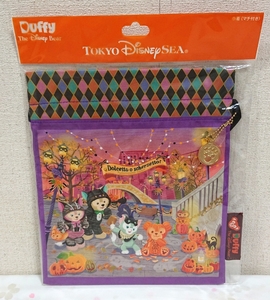 ◆新品◆ TDS ダッフィー シェリーメイ ジェラトーニ ハロウィーン 猫コス 巾着 ◆ディズニー◆