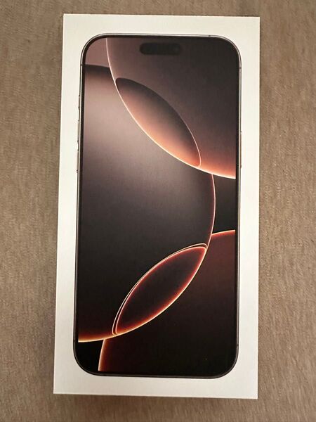 値下不可 新品未開封 iPhone16 pro Max 256GB SIMフリー デザートチタニウム Apple一括購入