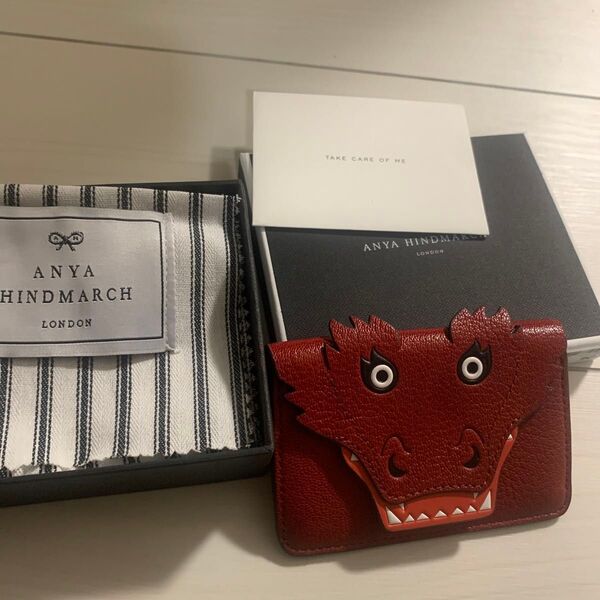 【正規】定価30,800円 ANYA HINDMARCH アニヤハインドマーチ ドラゴン カードケース