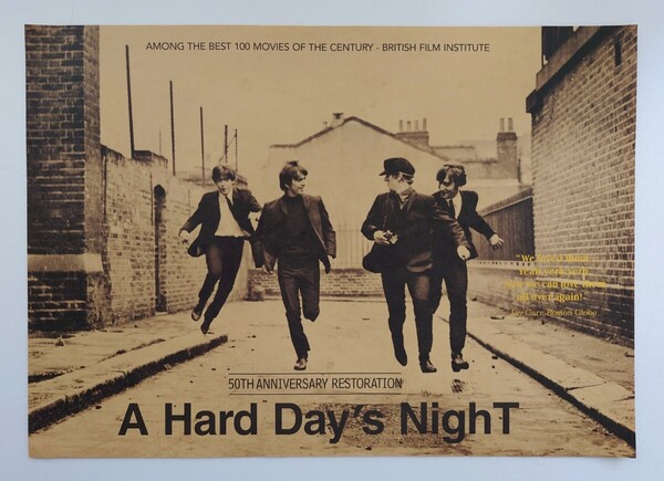 The Beatles ビートルズ A Hard Day's Night ポスター