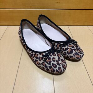 レオパードバレエシューズ
