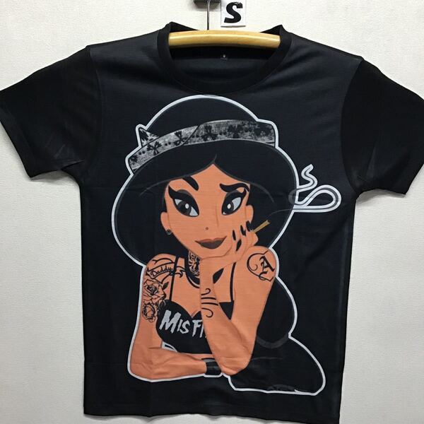 新品 アラジン ジャスミン ダークプリンセス Tシャツ Sサイズ オモシロTシャツ パロディ