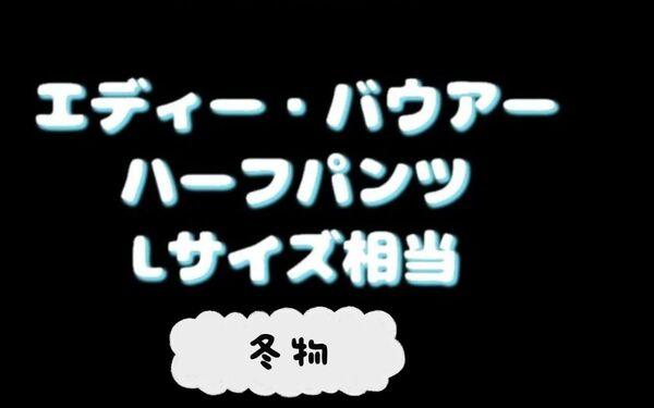 エディー・バウアーハーフパンツ 冬物 Lサイズ