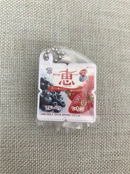 雪印メグミルク ミニチュアチャーム ナチュレ恵megumi ブルーベリー+いちご