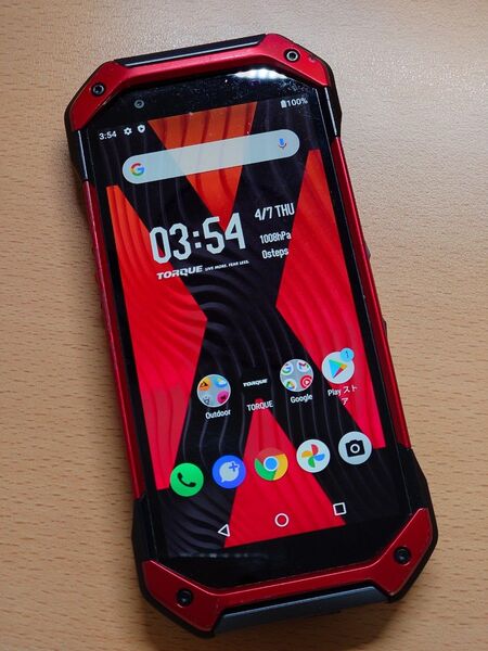 TORQUE 5G KYG01 au SIMロック解除済 レッド