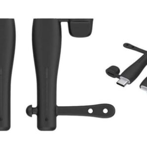 Type C 充電ケーブル プロテクター カバー ブラック ライトニング